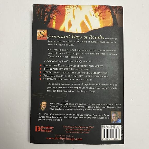 The Supernatural Ways of Royalty by Kris Vallotto Bill Johnson Paperback - Picture 7 of 8